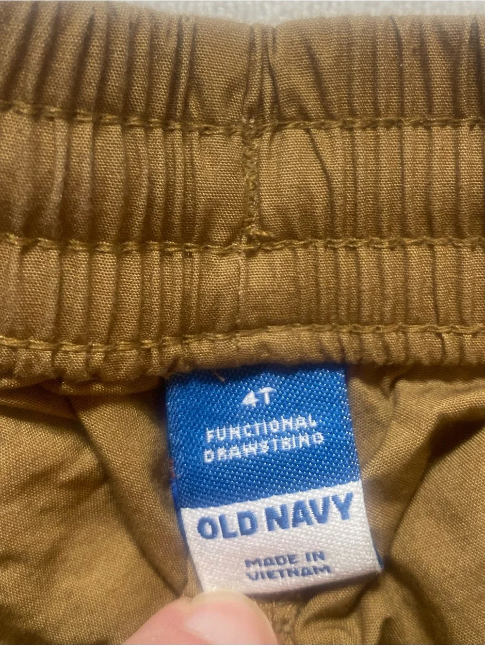 Kid’s Casual Drawstring Shorts in Brown
